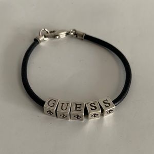 Guess Jewelry - Black Leather GUESS Bracelet Guess Jewelry - Black Leather GUESS Bracelet